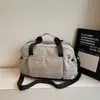 Bolsa de Viaje Multifuncional Ligera, Bolsa de Equipaje de Gran Capacidad para Viajes de Negocios de Corta Distancia, Bolsa de Almacenamiento de un Solo Hombro, Bolsa Plegable para Fitness para Mujeres