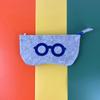 Bolsa Amazon portátil para gafas bolsa de fieltro bolsa para gafas de sol logo bolsa suave bolsa para gafas de sol bolsa con cremallera en stock