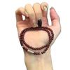 Pulsera de Cuentas de Turmalina Rosa, Diseño de Nicho, Estilo Nuevo, Pulsera de Estilo Chino Nuevo, Joyería de Amistad de Estilo Nacional de Gama Alta
