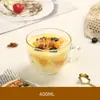 Ursinho Mark Copo de Vidro para Água Geleira Doméstico Resistente ao Calor Vidro Martelo Alça Copo Ins Copo de Café da Manhã Impressão de Logo