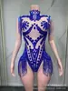 Nuevo Vestido Corto Elegante de Lentejuelas de Alta Gama Sexy Plateado Color Piel para Grupos Femeninos, Atuendo de Presentación Escénica con Flecos, Traje de Baile Latino