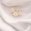 Broche de Laço Coração Simples para Mulheres, Corsage de Luxo, Alfinete Anti-Exposição para Gola Feminina, Alfinete de Cardigã, Acessório de Roupa