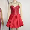 Vestido Puff de Cetim Tomara que Caia que Afina a Cintura Mais Vendido da Amazon, Novo Vestido Longo Sexy com Espartilho para Vendas Transfronteiriças