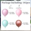 Globos metálicos oro rosa rosa lavanda púrpura verde pastel despedida de soltera boda cumpleaños