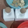 Frasco de Té de Vidrio Borosilicato Alto, Frasco Sellado con Bola de Corcho, Botella para Almacenamiento de Granos, Frasco de Almacenamiento para el Hogar