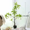 Simulação Planta Verde Pedra de Água Figueira Decoração de Casa Sala de Estar Planta Verde de Chão Decoração de Paisagismo Pilha de Vista Árvore Falsa