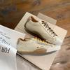 Gg Zapatillas de Deporte para Mujer Estilo Vintage Retro Estrella Zapatos Sucios Nuevos Versátiles Casual Bloqueo de Color con Cordones Suela Fina Zapatos Af1 Mujer