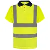 Camisetas Reflectantes en Stock, Camisas Reflectantes de Alta Visibilidad para Uso Nocturno, Polos Reflectantes Transpirables de Verano para Obra