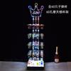 Junjie Night Bar KTV Suprimentos Suporte para Copo de Coquetel Suporte para Taça de Vinho Tinto XO Champagne Rack com Display LED Arte em Ferro