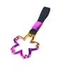 Color JDM anillo de mano de seguridad para coche decoración de coche advertencia parachoques decoración exterior personalidad color mágico colgante universal