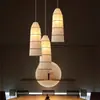 Estilo Japonés Estilo Tranquilo Restaurante Sala de Estar Estilo Zen Sala de Té Lámpara Colgante Francés Crema Lujo Ligero Dormitorio Simple Lámparas Zhongshan