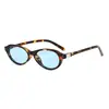Óculos de Sol Ovais Estilo Nerd Novo Estilo Transfronteiriço Moda Europeia e Americana Personalidade Versátil Estilo de Rua Óculos de Sol Olho de Gato de Alta Qualidade para Mulheres