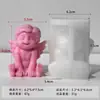 Molde de Silicona para Velas Perfumadas Ángel Transfronterizo Herramienta de Pulido para Jabón Artesanal de Ángel para Bebé Adornos de Yeso de Aromaterapia
