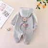 Traje de Primavera para Bebé Recién Nacido Mono Ropa de Primavera y Otoño Estilo Nuevo Mameluco Unisex Traje para Gatear al Aire Libre Body de Manga Larga