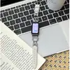 Adecuado para la pulsera Huawei 11Pro, Correa de reloj estilo nuevo con diamantes brillantes de Gato Kt 10Nfc, Correa de muñeca de cuero linda y lujosa