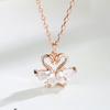 Collar de cisne elegante de nuevo estilo para mujer, estilo nicho de alta gama, pequeño libro rojo, cadena de clavícula ligera, collar de lujo con doble cisne, joyería