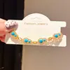"Hulianliulan" Pulsera Genuina de Calabaza con Baño de Oro y Circonita, Pulsera de Lujo Ligero de Gama Alta, Joyería de Mano Retro Estilo Palacio