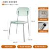 Mesa de Café Estilo Industrial Mesa de Bar y Silla de Acero Inoxidable Lujo Ligero Sencillo Celebridad de Internet Mesa Redonda Pequeña Tienda de Té con Leche Mesa y Silla de Comedor