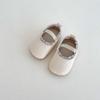 Colección Primavera 2026 Zapatos de Bebé Suaves de Color Sólido Versátiles con Ribete de Encaje Transpirables Antideslizantes Resistentes al Desgaste con Suela Suave Disponibles en 3 Colores