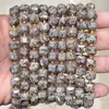 6mm 8mm Pedra Natural Cristal Ágata Canto Chanfrado Quadrado DIY Pulseira Colar Acessórios de Joias Produtos Semi-Acabados Atacado