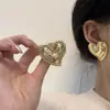 Pendientes Retro de Amor Europeos y Americanos Otoño e Invierno Nuevos Pendientes Dulces con Sentido del Diseño