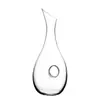Decantador de Vinho de Cristal Sem Chumbo com Bocal Inclinado, Aerador de Vinho em Forma de Caracol, Conjunto de Luxo