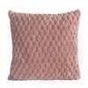 Almofada de Pelúcia Transfronteiriça Floco de Neve Cor Sólida Fronha Escritório Sofá Cintura Decoração de Casa Almofada de Cabeceira