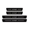 Explosiones transfronterizas son adecuadas para umbral de puerta de maletero de coche Honda Freed CR-Z Type R con textura de fibra de carbono y cuero