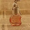 Botella Vacía de Perfume para Coche Botella de Perfume para Coche Accesorios para Coche Colgante Joyería Eliminación de Olores Aceite Esencial Colgante para Coche Color Manzana
