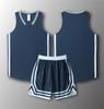 Uniforme de baloncesto transfronterizo de venta al por mayor rápida, uniforme de equipo de competición para adultos para hombres, ropa de baloncesto, camiseta transpirable de secado rápido con impresión