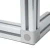 Conector Tridimensional de Dos Vías Dos Vías Tres Vías Perfil de Aluminio Accesorios de Ángulo Recto Estándar Nacional Estándar Europeo Marco de Puerta Soporte de Esquina Pieza de Esquina Curvo