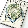 Bufanda Cuadrada Cálida de Nuevo Estilo 2024 con Hebilla Magnética, Bufanda Triangular de Seda, Bufanda de Algodón para Mujer, Bufanda Elegante para Cuello para Primavera, Otoño e Invierno, Versátil y Elegante