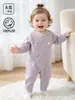 Body de Algodón Puro para Bebés Niños y Niñas, Manga Larga, Todas las Estaciones, Mameluco de Manga Larga, Clase A, Sin Etiquetas, Ropa de Primavera/Otoño
