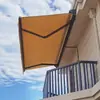 Toldo Retrátil Elétrico com Controle Remoto para Varanda de Villa Personalizado, Toldo Retrátil Dobrável e Abrigo de Chuva para Área de Jantar Externa