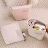 Bolsa de Almacenamiento de Cosméticos Pequeña Portátil Cálida de Terciopelo, Bolsa Interior para Monedas, Lápiz Labial, Polvera, Toalla de Tía, Bolsa de Almacenamiento para Cables de Datos