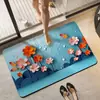 Alfombrilla de baño con efecto 3D, resistente a las manchas, secado rápido, alfombrilla absorbente de agua para la entrada del baño, alfombrilla de tierra de diatomeas de secado rápido para el baño, Transfronterizo