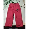 Pantalones Deportivos Casuales de Moda Callejera Hip-Hop Sueltos para Hombre 2026 Transfronterizos con Estampado de Anzuelo Forrados de Polar