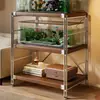 Suporte para aquário robô aspirador prateleira de armazenamento base de aquário suporte de base impressora dispensador de água prateleira de armazenamento multifuncional