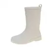 Sapatos de água moda estilo coreano transfronteiriços cano médio boca de cordão galochas femininas quatro estações calçados externos de trabalho impermeáveis antiderrapantes galochas Martin