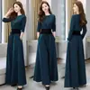 Moda Europea para Mujer Nuevo Conjunto de Dos Piezas de Pantalones de Pierna Ancha Primavera y Otoño 2026 Moda para Reducir la Edad Traje Profesional Talla Grande para Mujer