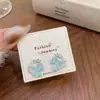 Aretes de Corona de Flores de Mariposa con Microincrustaciones de Circonita de Cobre para Mujer, Aguja de Plata, Estilo Festivo, Inspirados en el Diseño, Lujo Ligero, Elegantes, Modernos, Versátiles