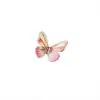 Nueva Joyería de Mariposa Fantasía de Luz Azul Estilo Ins Libro Rojo con Joyería de Manicura de Mariposa de Jardín Colorido Romántico