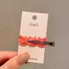 Grampos de Cabelo Sem Costura para Mulheres, Presilhas Laterais em Formato de Gato, Acessórios de Cabelo de Celebridade da Internet Coreana, Pequenas Presilhas Laterais para Franja, Grampos para Cabelo Liso, Presilhas Bico de Pato