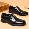 Sapatos Masculinos de Couro Sapatos Masculinos de Solado Macio Antiderrapantes Resistentes ao Desgaste Formais de Negócios Sapatos Derby Casamento Trabalho Deslocamento Sapatos Masculinos