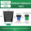 Sacos de Lixo Comerciais Grandes para Hotéis e Pousadas, Sacos de Lixo Descartáveis Extra-Grandes Pretos, Espessos e Difíceis de Rasgar, Atacado em Estoque