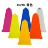 Equipamento de Treinamento de Futebol Cone de Estrada Bloqueio de Estrada Marca de Canto Triângulo com Marca de Buraco Tambor Obstáculo Tambor de Marcação para Treinamento Sensorial
