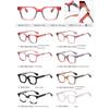 97727 Gafas de moda de comercio exterior europeo y americano con degradado de color, montura fina, montura TR90, antiluz azul