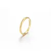 Moda Francesa Individual Diseño Simple Sentido Anillo de Fundición Nicho Lujo Ligero Gama Alta Estilo Ins Anillo de Acero Inoxidable para Mujeres
