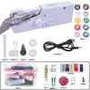 Máquina de Costura Manual Mini Doméstica Portátil para Costura Simples de Camisas, Máquina de Costura de Bolso Portátil