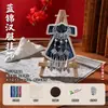 Ímã de geladeira leque de brocado materiais DIY mini pintura decorativa magnética atividades pais e filhos brocado Song equipe cultural e criativa